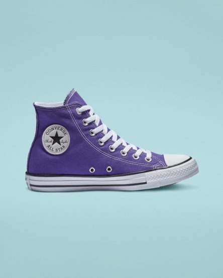 Pánské Boty Vysoké Converse Chuck Taylor All Star Classic Fialové | CZ QXP3146